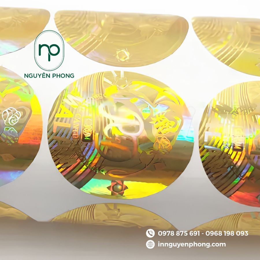 In tem hologram tiện lợi 